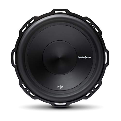 Rockford Fosgate P2D4-12 Punch P2 DVC 4 Ohm 12-Inch 400 Watts RMS 800 Watts Peak Subwoofer Black Rockford Fosgate P2D4-12 Punch P2 DVC 4 Ohm 12-Inch 400 Watts RMS 800 Watts Peak Subwoofer Black